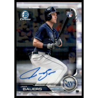 2019 Bowman Chrome Rookie Autographs #CRAJB Jake Bauers