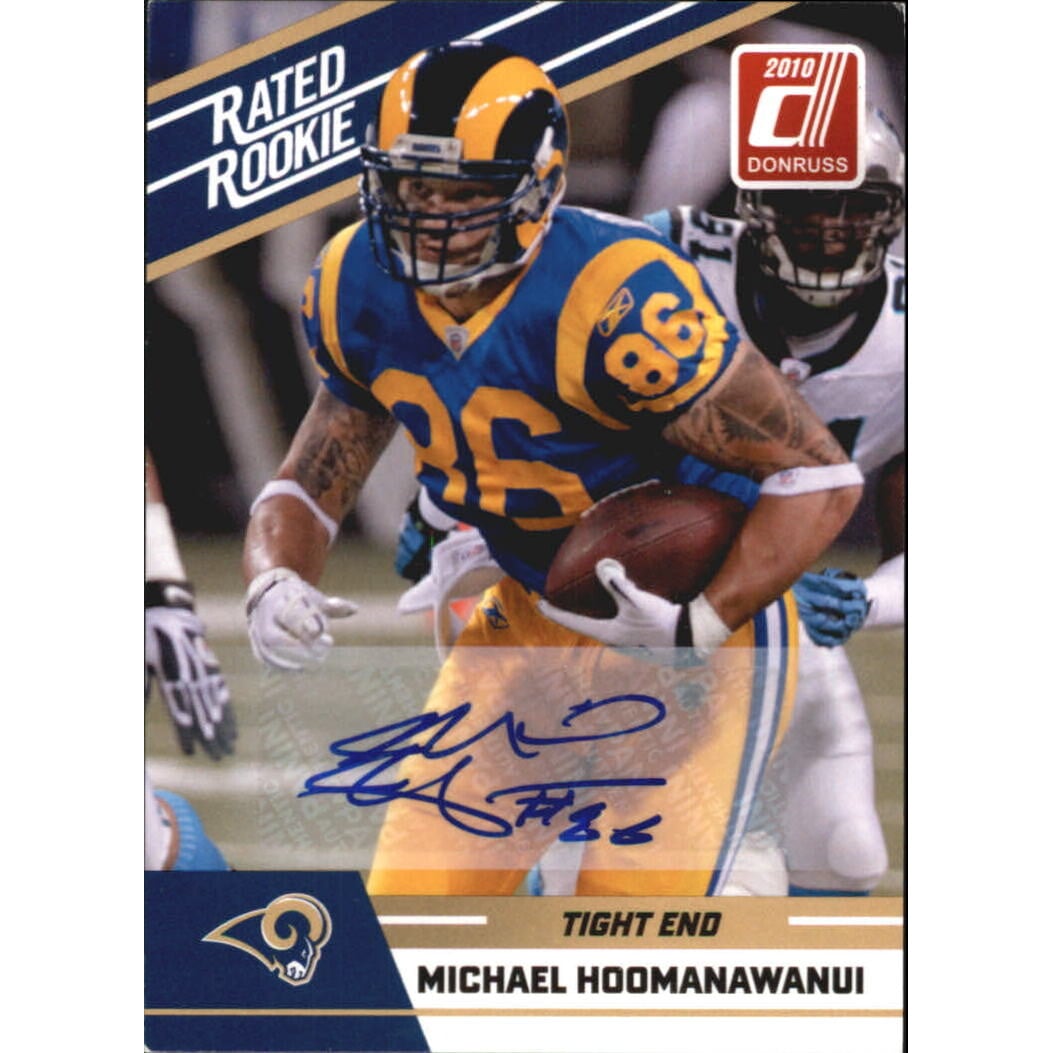 2010 Donruss Rated Rookies Autographs #71 Michael Hoomanawanui