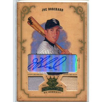 2004 Diamond Kings DK Combos Gold #81 Joe Borchard Bat-Jsy/3