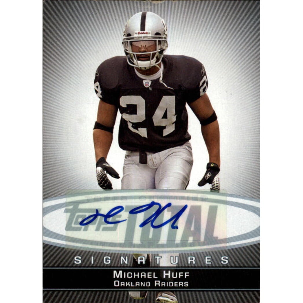 2006 Topps Total Signatures #TSMH Michael Huff. rookie card picture