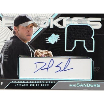 2003 SPx #176 David Sanders AU JSY RC