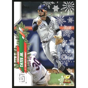 2020 Topps Walmart Holiday Super Rare Photo Variations #HW59 Fernando Tatis Jr./lights necklace