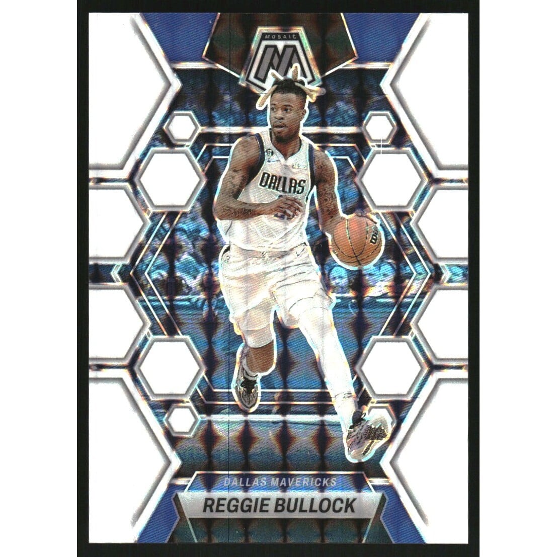 2022-23 Panini Mosaic Mosaic White #116 Reggie Bullock. rookie card picture