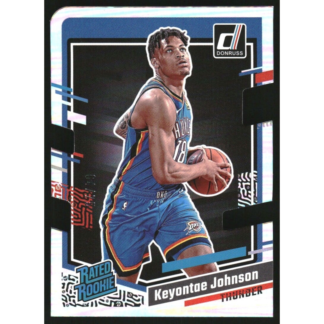 2023-24 Donruss Press Proof Silver Die-Cut #237 Keyontae Johnson. rookie card picture