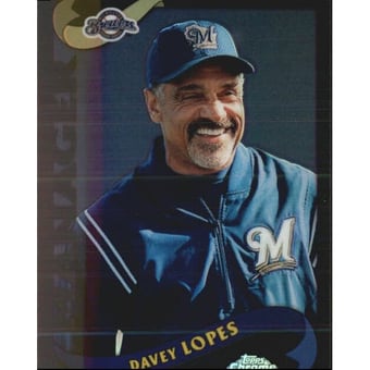 2002 Topps Chrome Black Refractors #281 Davey Lopes MG