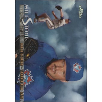 1998 Topps Chrome Milestones Refractors #MS2 Roger Clemens