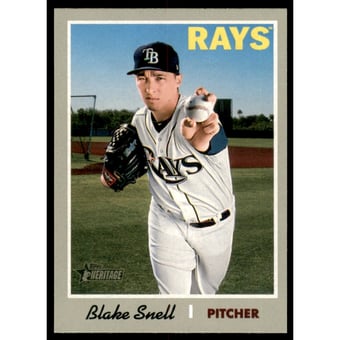 2019 Topps Heritage French Text #411 Blake Snell