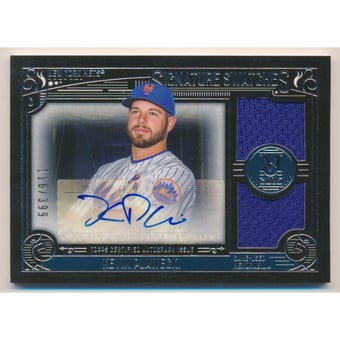 2016 Topps Museum Collection Signature Swatches Dual Relic Autographs #SSDKP Kevin Plawecki/399