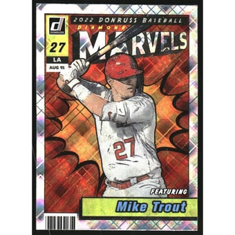 2022 Donruss Marvels Diamond #1 Mike Trout