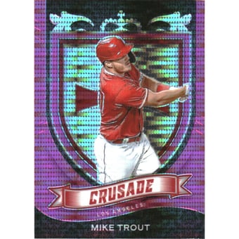2021 Panini Crusade Pink Pulsar #19 Mike Trout