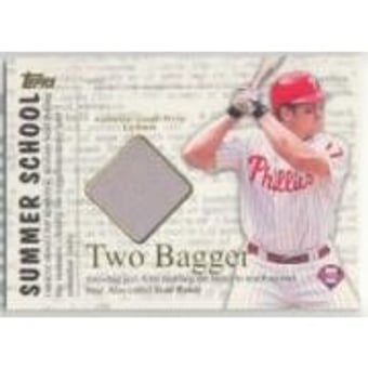 2002 Topps Summer School Two Bagger Relics #2BSR Scott Rolen Jsy A