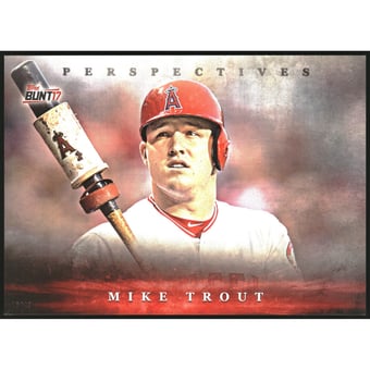 2017 Topps Bunt 5x7 Perspectives #PMT Mike Trout