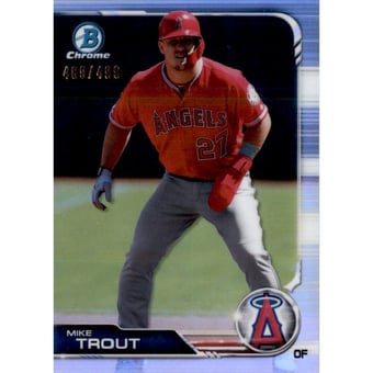 2019 Bowman Chrome Refractors #100 Mike Trout