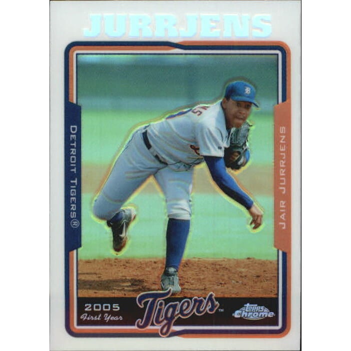 2005 Topps Chrome Update Refractors #167 Jair Jurrjens FY. rookie card picture