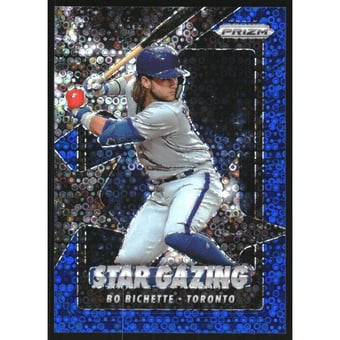2020 Panini Prizm Star Gazing Prizms Blue Donut Circles #SG6 Bo Bichette