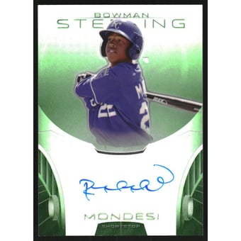 2013 Bowman Sterling Prospect Autographs Green Refractors #RM Raul Mondesi