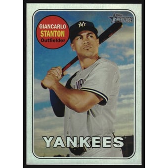 2018 Topps Heritage Team Color Swap Variations #74 Giancarlo Stanton
