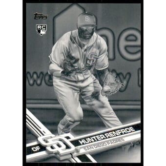2017 Topps Black and White Negative #381 Hunter Renfroe