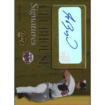 2003 Leaf Clubhouse Signatures Gold #4 J.C. Romero