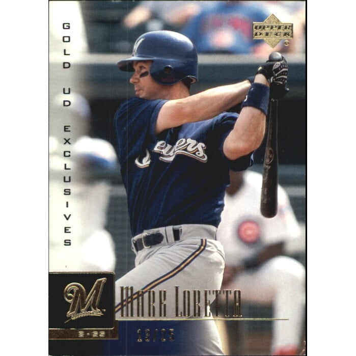 2001 Upper Deck Exclusives Gold #163 Mark Loretta. rookie card picture