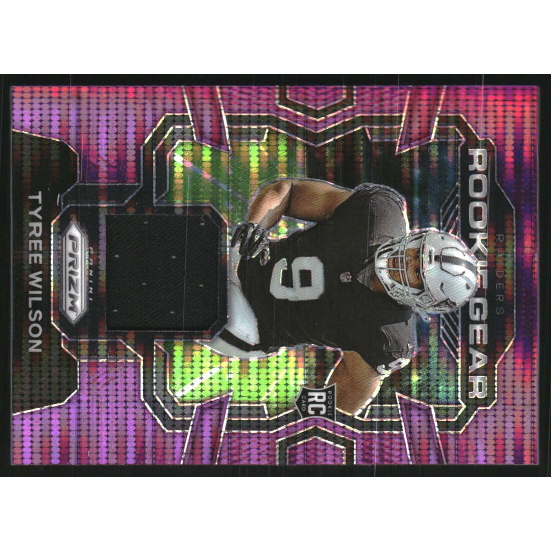 2023 Panini Prizm Rookie Gear Prizms Purple Pulsar #18 Tyree Wilson. rookie card picture