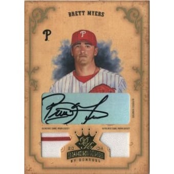 2004 Diamond Kings DK Combos Gold #17 Brett Myers Jsy-Jsy/3