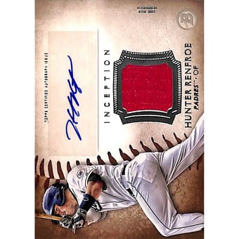 2015 Bowman Inception Relic Autographs #IARHR Hunter Renfroe