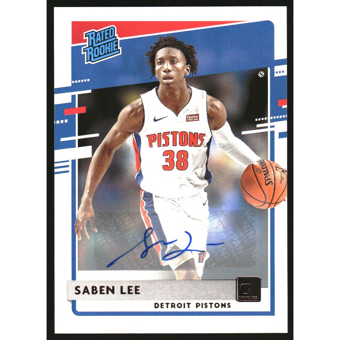 2020-21 Donruss Rated Rookies Signatures #221 Saben Lee