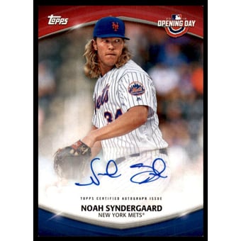2018 Topps Opening Day Autographs #ODANS Noah Syndergaard