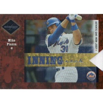 2003 Leaf Limited 7th Inning Stretch Jersey #9 Mike Piazza