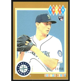 2022 Topps Brooklyn Collection Gold #4 George Kirby