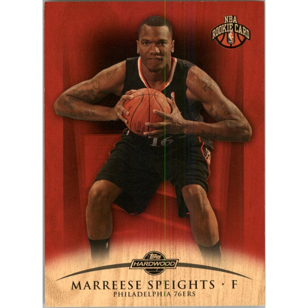 2008-09 Topps Hardwood Redwood #116 Marreese Speights Action. rookie card picture
