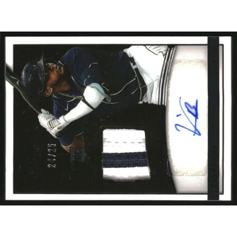 2022 Panini Chronicles Studio Black Material Signatures #7 Vidal Brujan/25