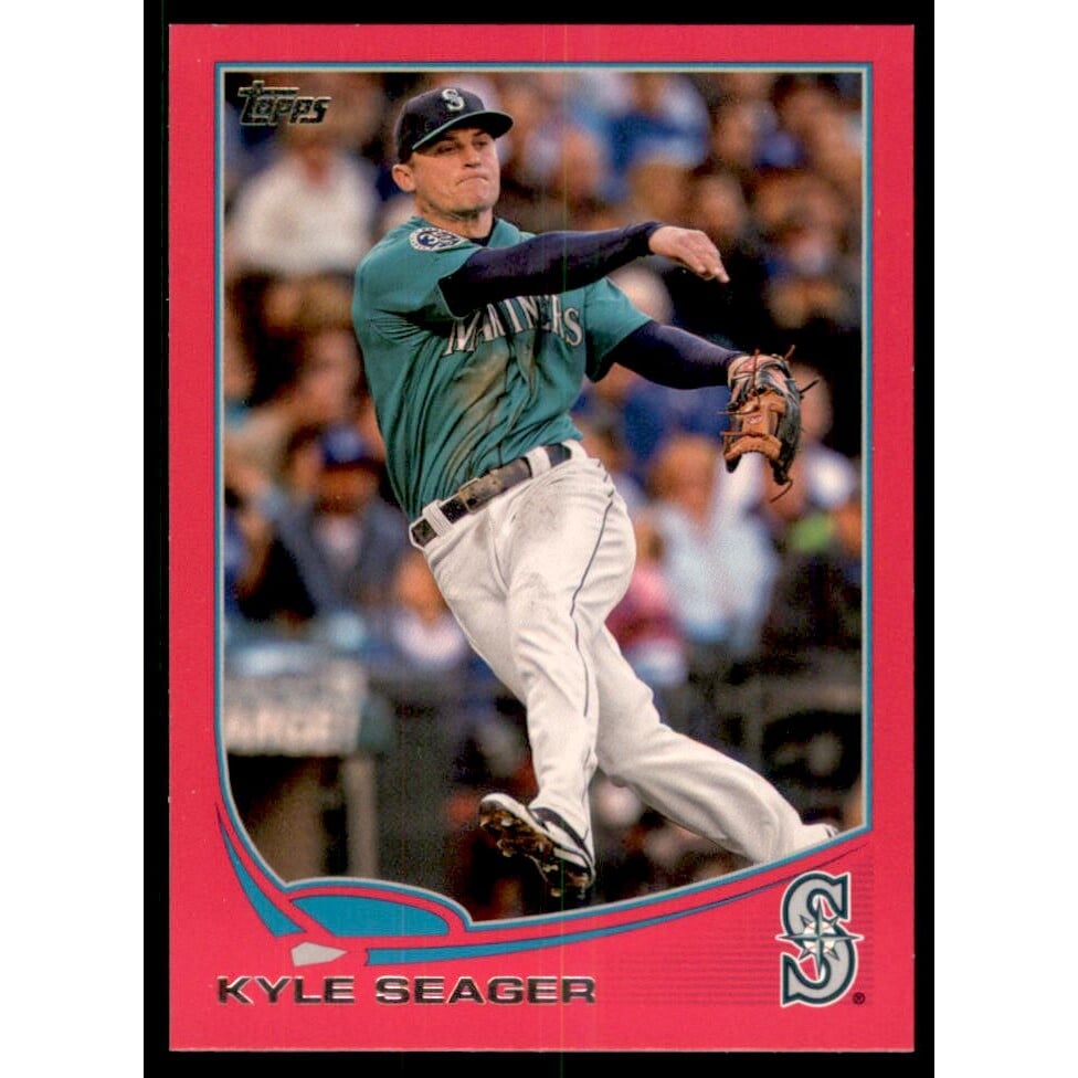2013 Topps Mini Pink #162 Kyle Seager. rookie card picture