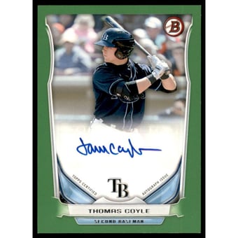 2014 Bowman Prospect Autographs Green #PATCO Thomas Coyle