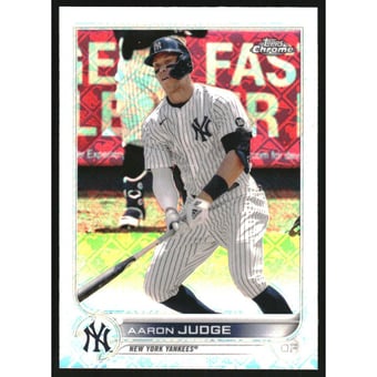 2022 Topps Chrome Logofractor #35 Aaron Judge