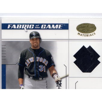 2003 Leaf Certified Materials Fabric of the Game #109BA Mike Piazza BA/100