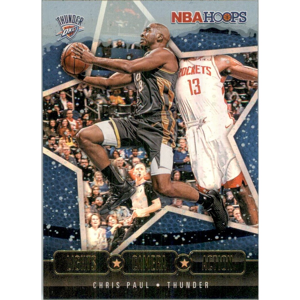 2020-21 Hoops Lights Camera Action Winter Holo #4 Chris Paul