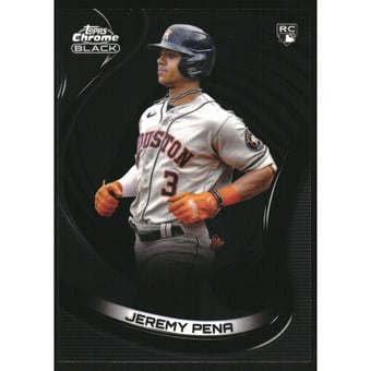 2022 Topps Chrome Black #72 Jeremy Pena RC