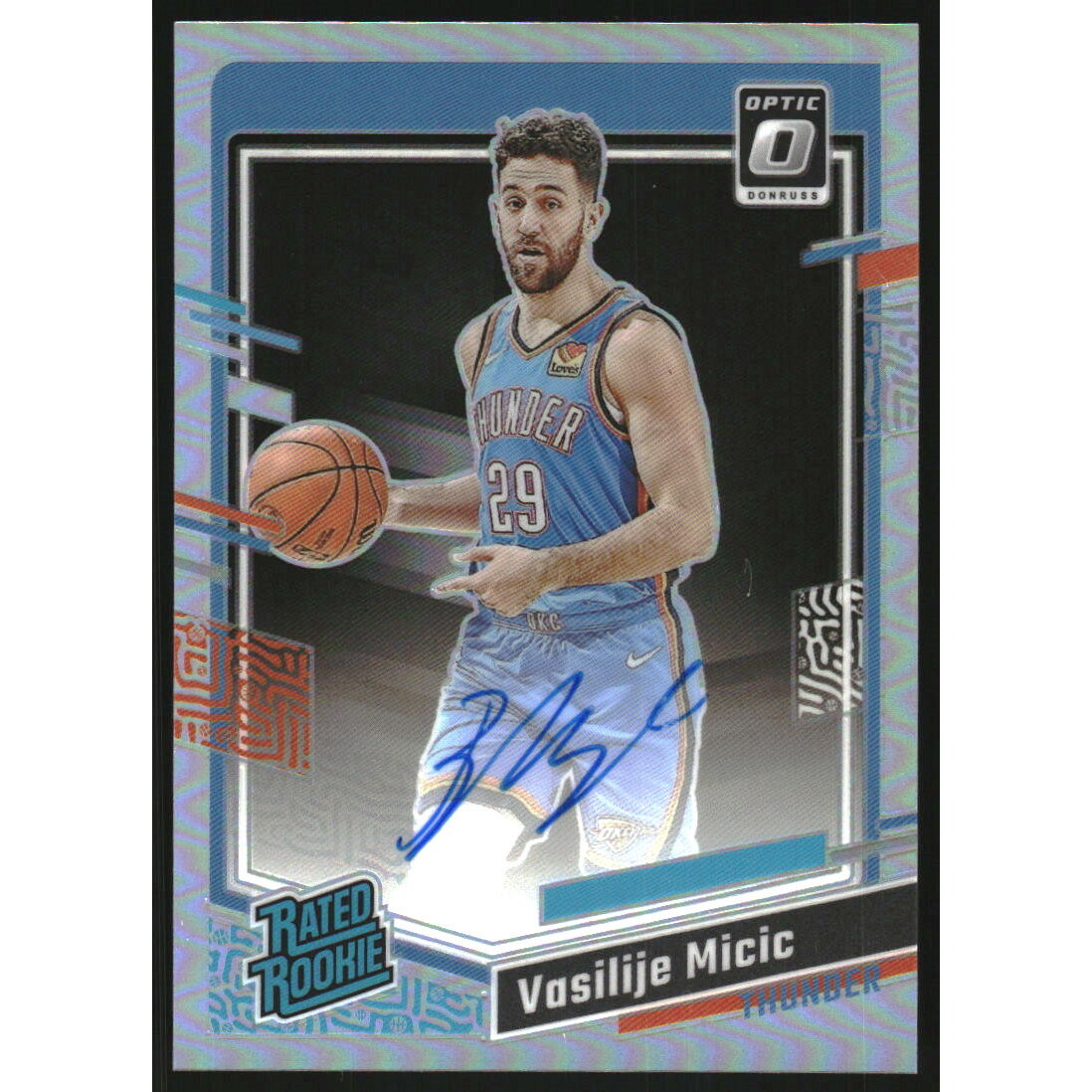 2023-24 Donruss Optic Holo #259 Vasilije Micic RR AU 2023-24 Donruss Optic Holo #259 Vasilije Micic RR AU