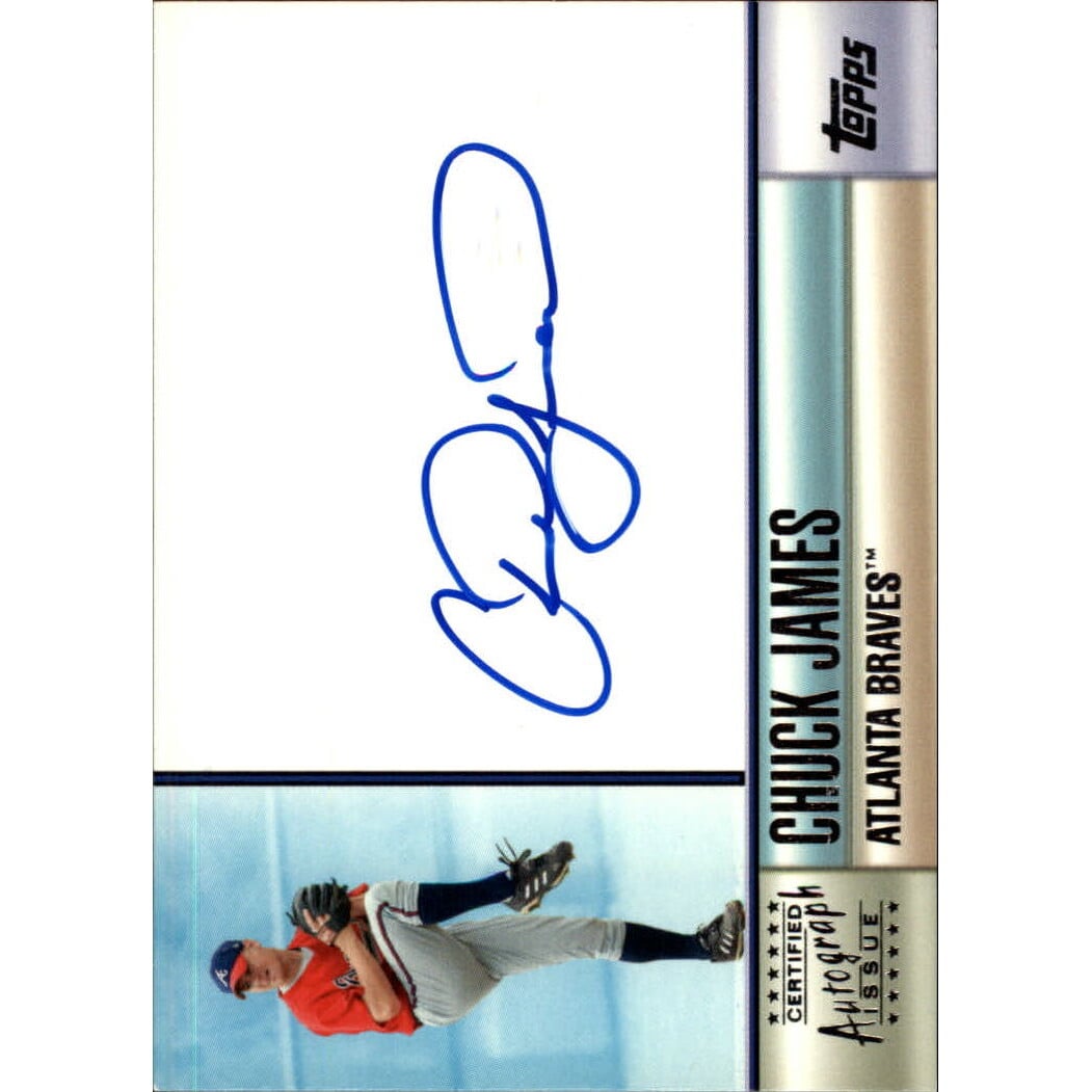 2006 Topps Autographs #CJ Chuck James G. rookie card picture