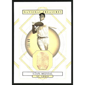 2021 Panini National Treasures #103 Stan Musial SEPIA JSY/49