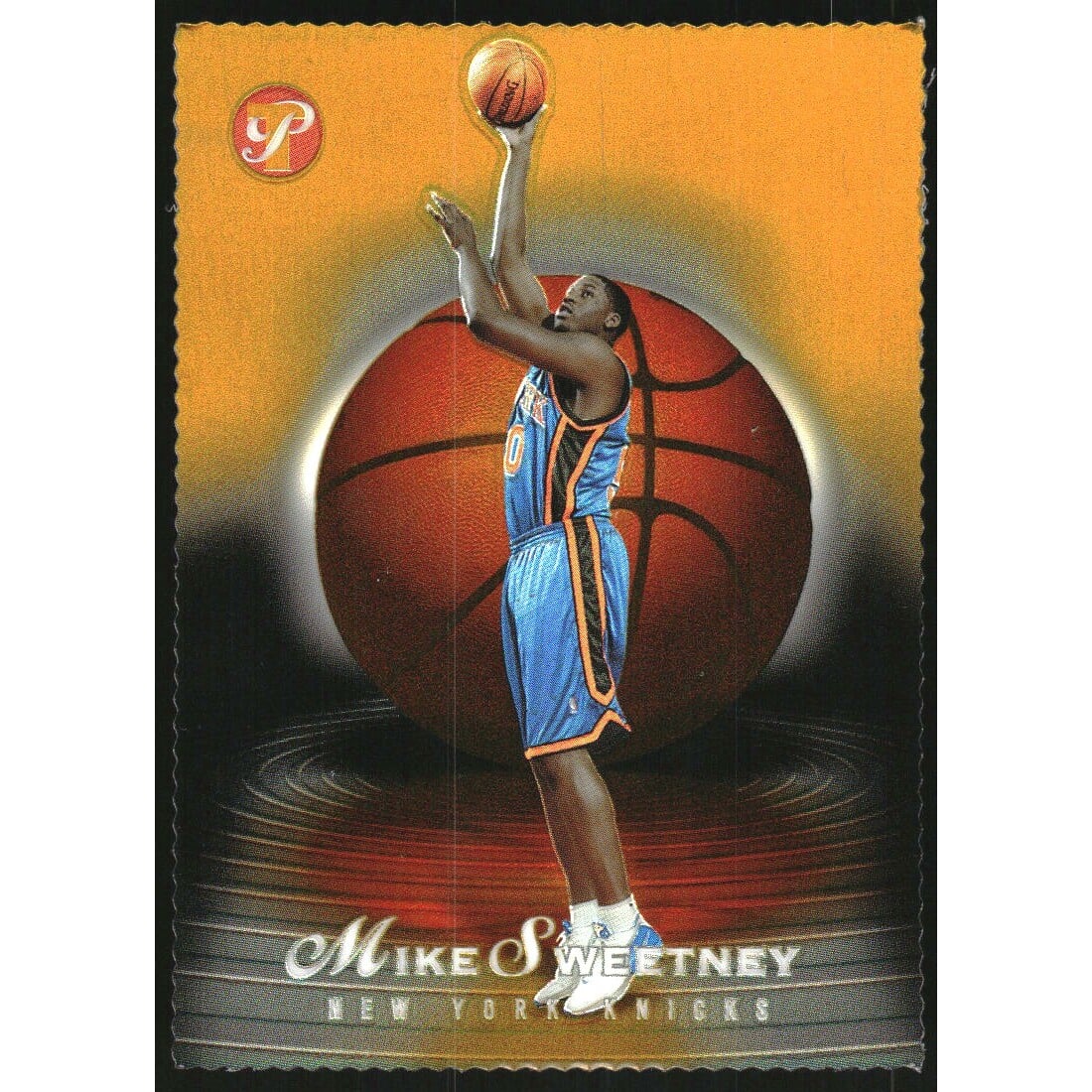 2003-04 Topps Pristine Refractors Gold #126 Mike Sweetney U. rookie card picture