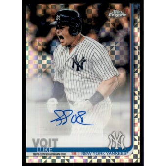 2019 Topps Chrome Update Autograph X-Fractors #CUALV Luke Voit