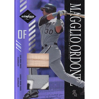 2003 Leaf Limited TNT Prime #60 M.Ordonez A Bat-Jsy