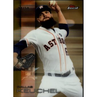 2016 Finest Gold Refractors #30 Dallas Keuchel