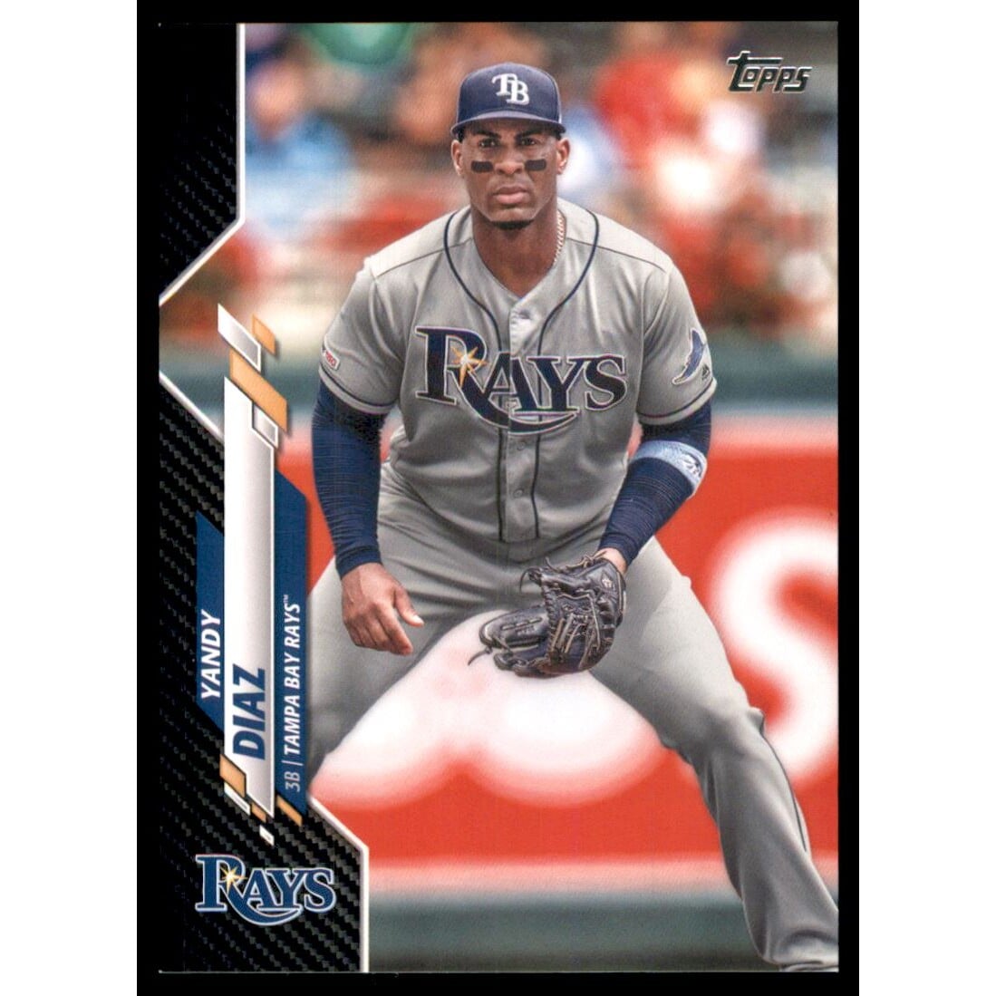 2020 Topps Black #487 Yandy Diaz. rookie card picture