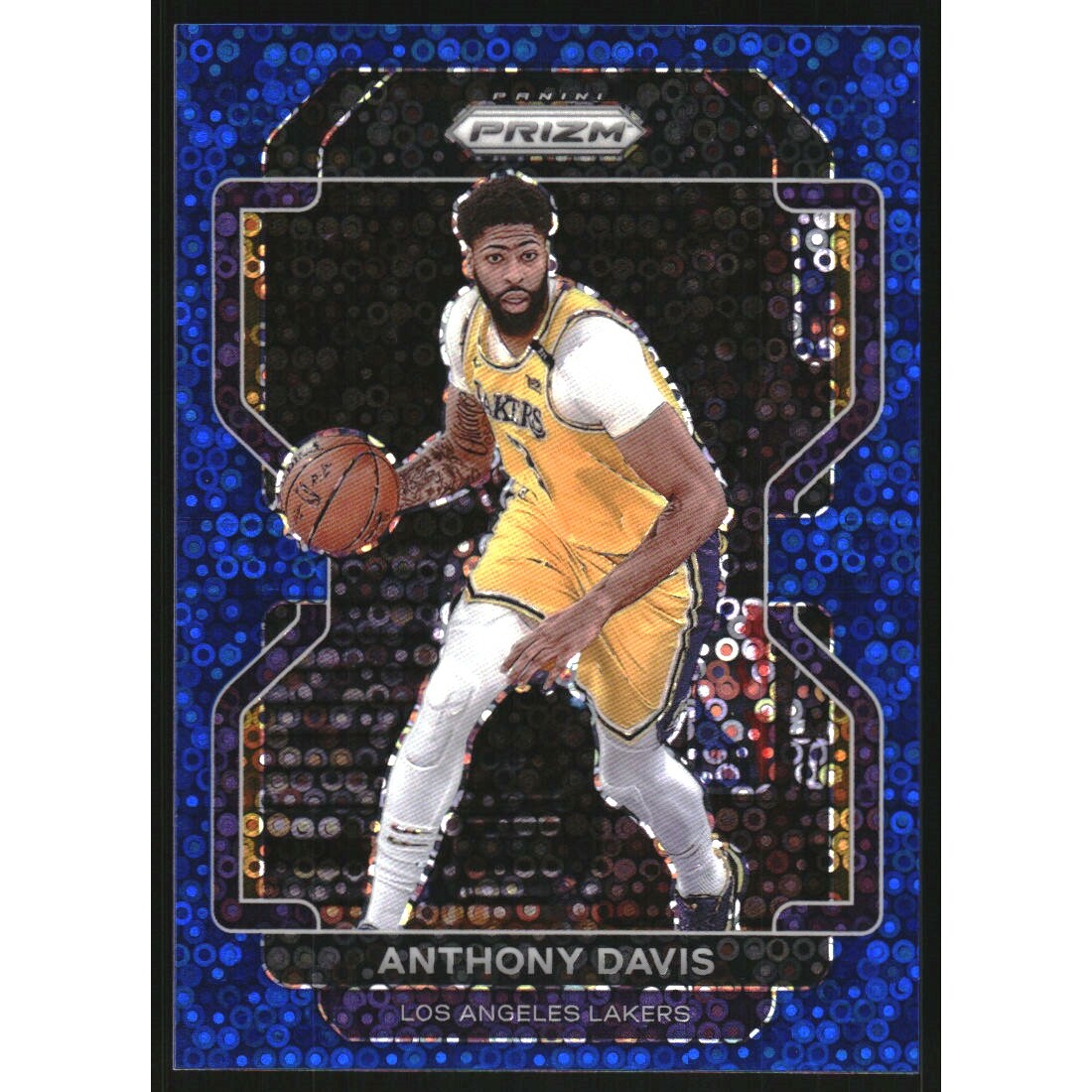 2021-22 Panini Prizm Prizms Fast Break Blue #53 Anthony Davis 2021-22 Panini Prizm Prizms Fast Break Blue #53 Anthony Davis