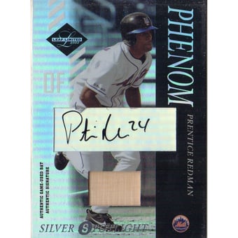 2003 Leaf Limited Silver Spotlight #180 P.Redman PH AU Bat