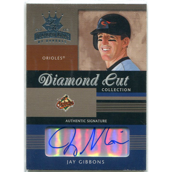 2003 Diamond Kings Diamond Cut Collection #DC3 Jay Gibbons AU/150